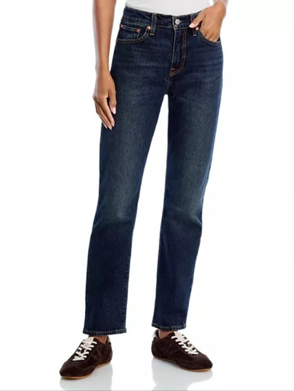 Levi’s Wedgie Fit High Rise Straight Leg Button Fly Jeans